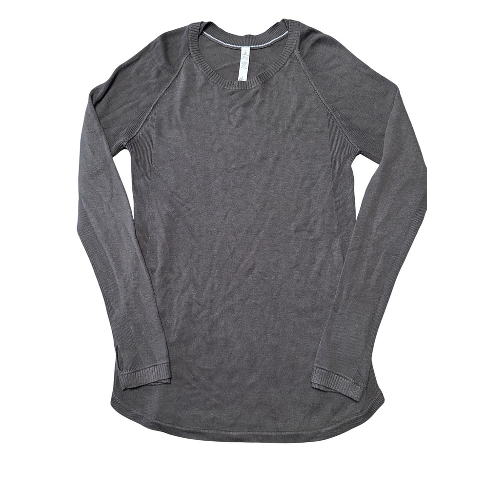 Lululemon Sit In Lotus Sweater DARK OLIVE Size 10